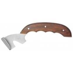Dark Wood Lumberjack Folding Knife - 17cm Pakistan Crafted Beauty