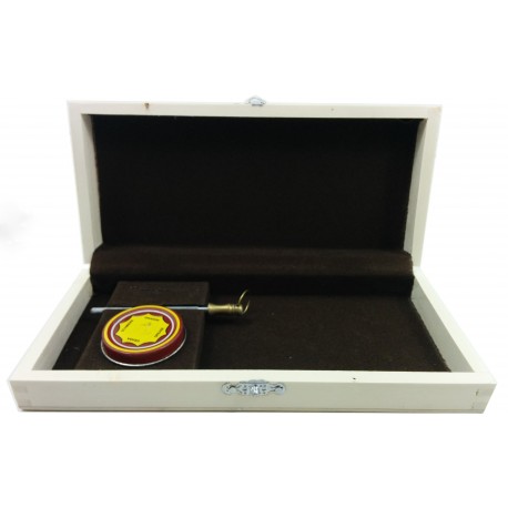 Coffret cadeau en bois avec fusil & graisse
