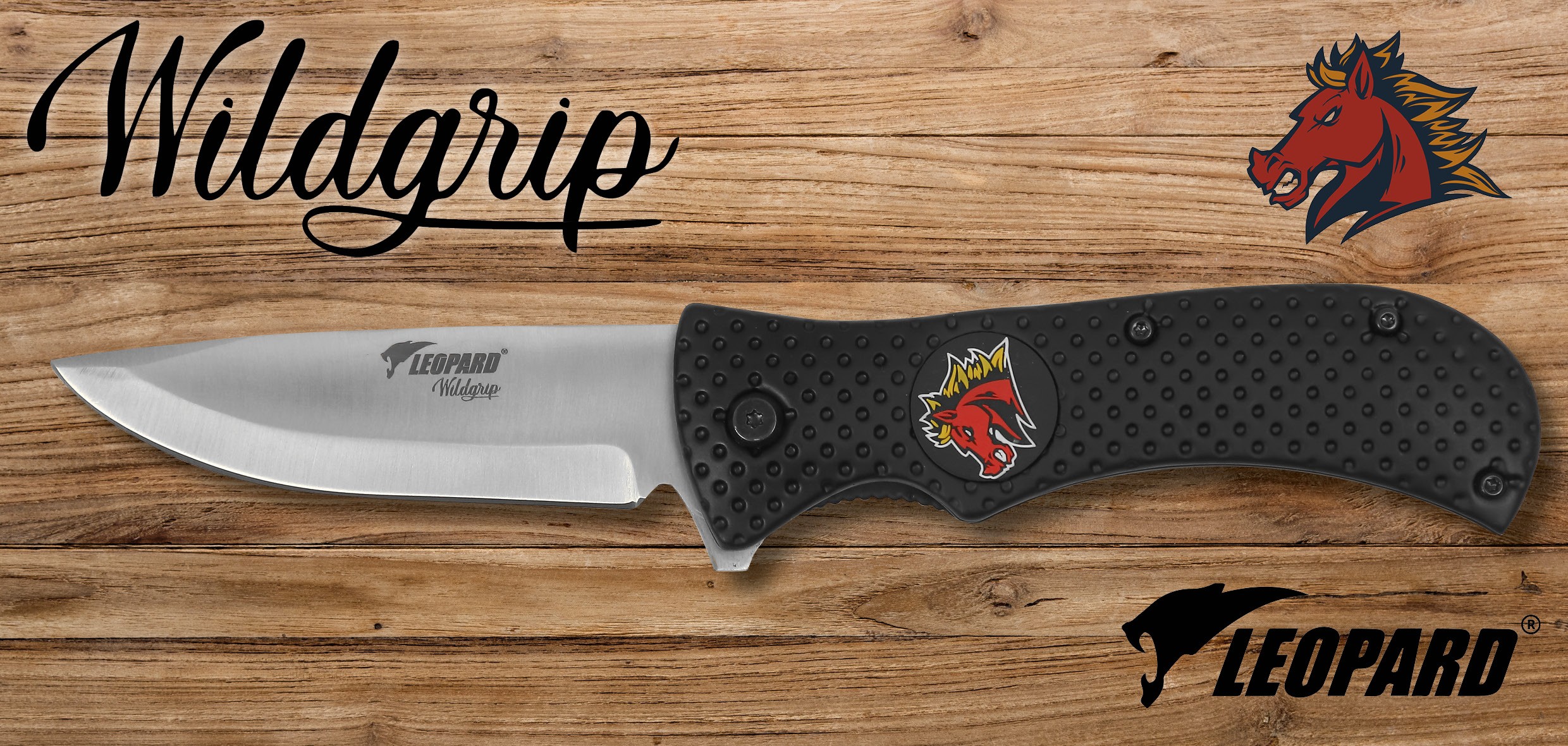 WILDGRIP - Folding knife 12 cm - horse