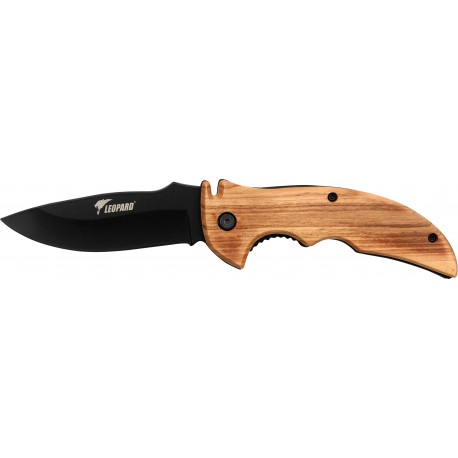 Couteau Léopard Easygrip - teck