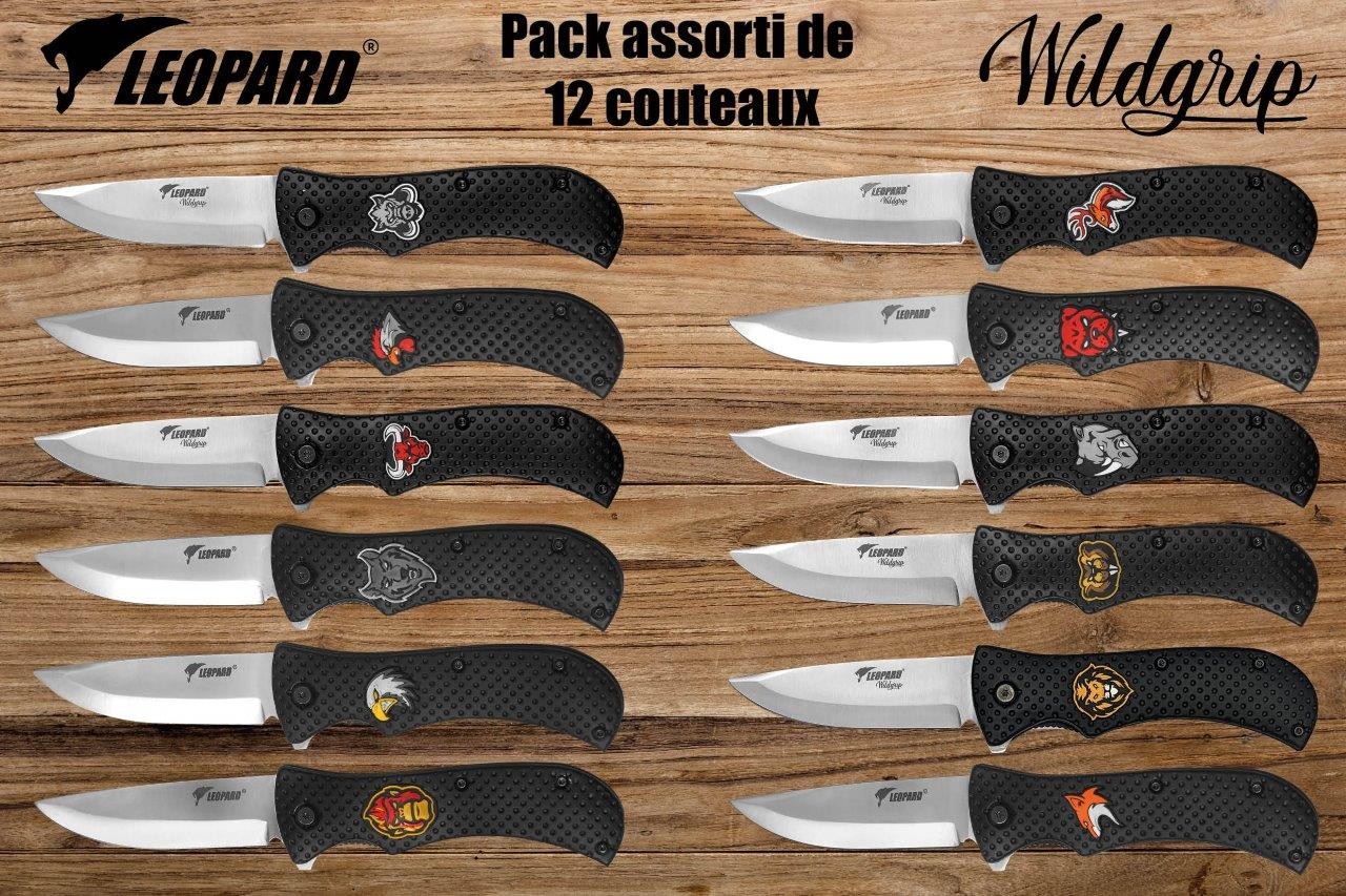 12 Assorted wilgrip knives