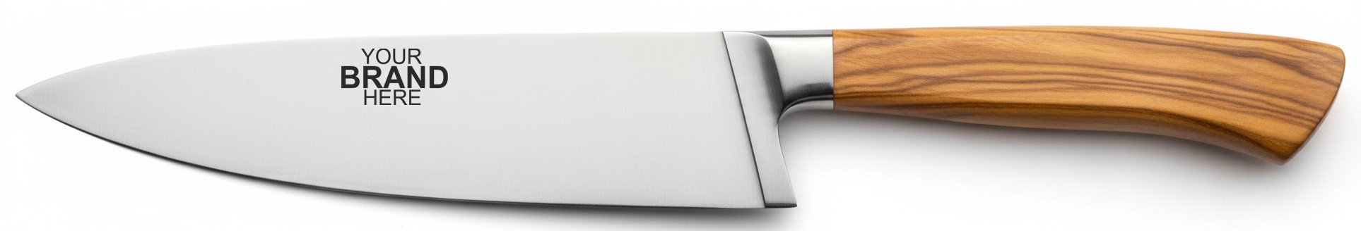 Chef Knife – 15 cm Stainless Steel Blade with Teak Wood Handle & Steel Bolster