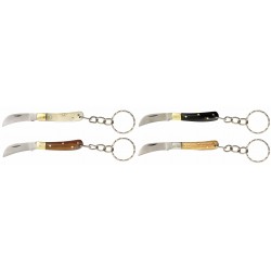Stainless Steel Keychain Pruning Knife - Assorted Pakistani Blades