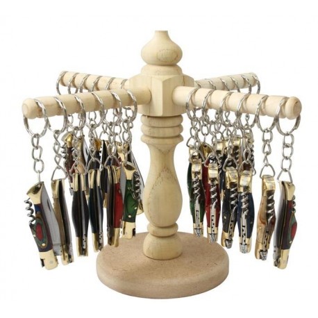 Stainless Steel Keychain Organizer Display Stand
