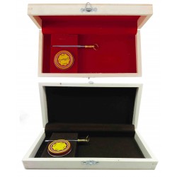 Stainless Pakistan Knife Set in Wooden Gift Box with Sharpening Steel & Grease