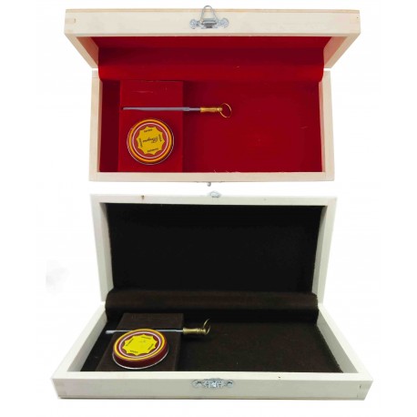 Stainless Pakistan Knife Set in Wooden Gift Box with Sharpening Steel & Grease