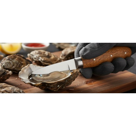 PE - Oyster Pakistan knife traditionnel 14 cm - dark wood