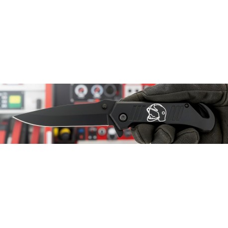 DARKGRIP - Semi automatic, Aluminium folding pocket knife