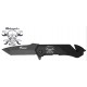 DARKGRIP - Folding knife 12 cm - skeleton & keys