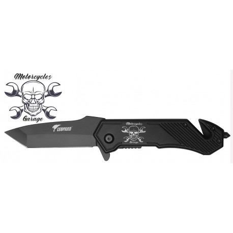 DARKGRIP - Folding knife 12 cm - skeleton & keys