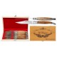 Set of 6 kitchen knives in wooden handle - Made in Pakistan