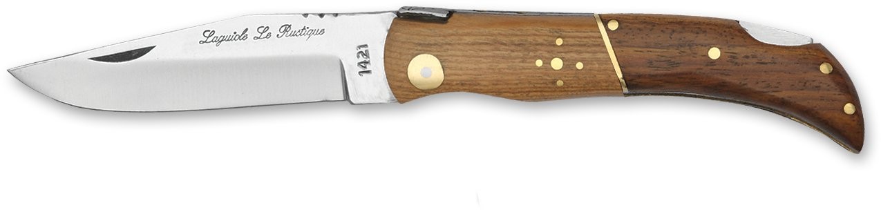 LR - Folding knife 10,5 cm - teak/dark wood