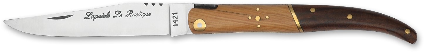 LR - Folding knife 12 cm - teak/dark wood