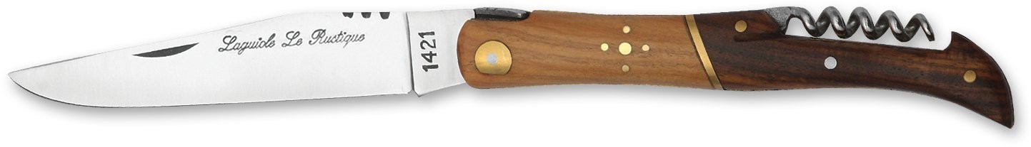 LR - Folding knife 12 cm TB - teak/accacia