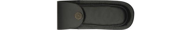 Pocket Knight - Black Leather Case, 9cm Blade, Premium Quality from Pakistan