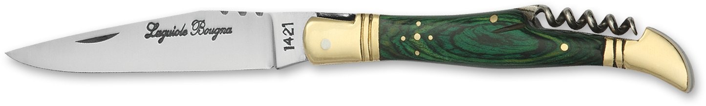 LB - Folding knife 12 cm TB - green