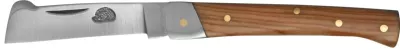 Teak Wood Handle Grafting Knife – 8 cm Handle, Inox Bolster