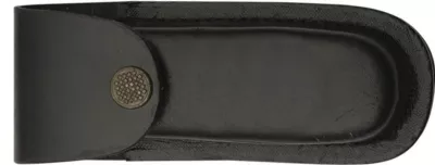 Compact Black Leather Knife Sheath – 8 cm