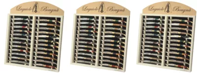 Dual-Panel Wall-Mounted Knife Showcase – Holds 24 Blades