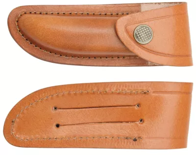 Honey-Tan Cowhide Knife Sheath – 12 cm