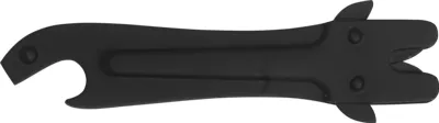 Black Steel Double-Notch Pocket Sharpener – 11 cm