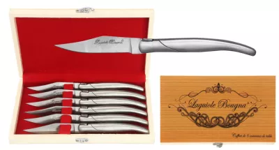 All-Steel Table Knife Set – 12 cm Handle, Set of 6
