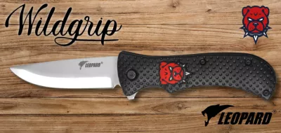 Folding Knife with Non-Slip Black Grip – 12 cm Handle