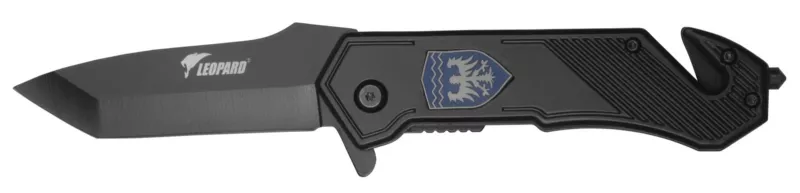 Double-Headed Eagle Crest Rescue Knife – 8.5 cm Tanto Blade, 11.7 cm Handle, Glass Breaker & Belt Cutter