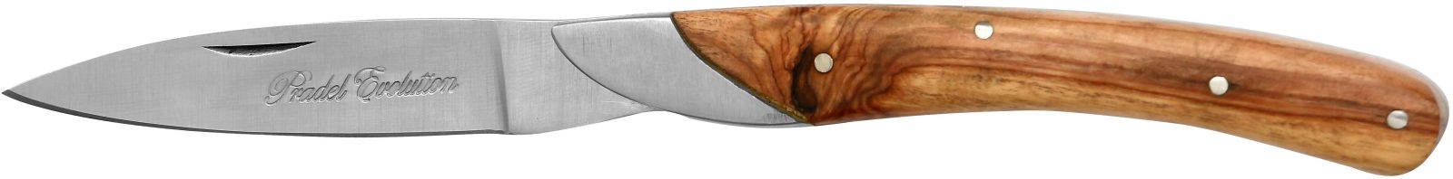 Burl Olive Wood Handle Folding Knife – 11 cm Handle, Inox Bolster