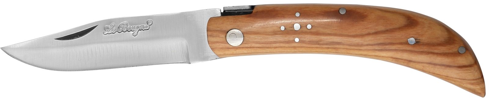 Olive Wood Handle Folding Knife – 10 cm Handle