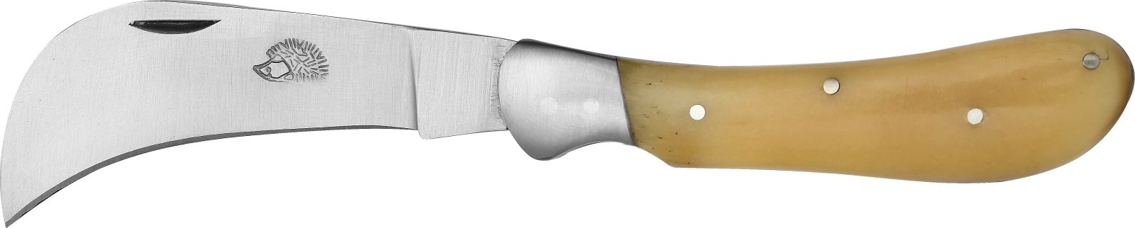 Warm Bone Handle Pruning Knife – 10 cm Handle, Inox Bolster