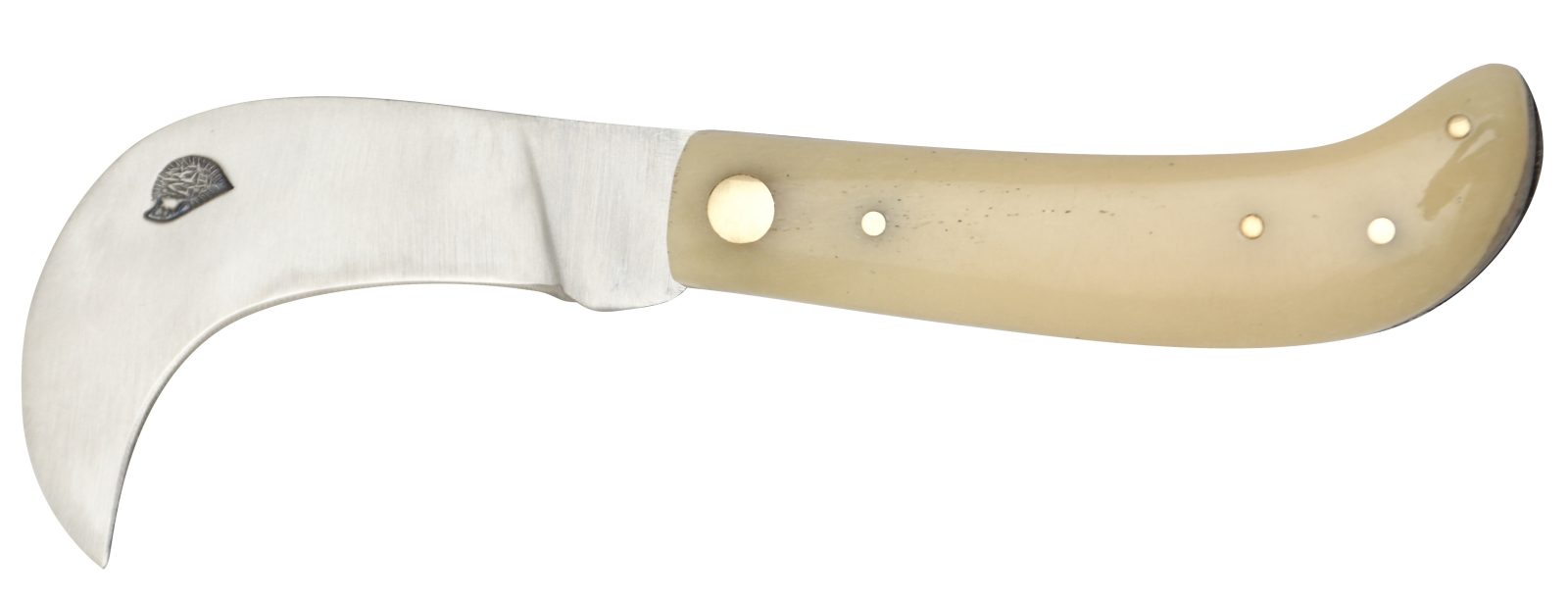 White Bone Handle Pruning Knife – 10 cm Handle
