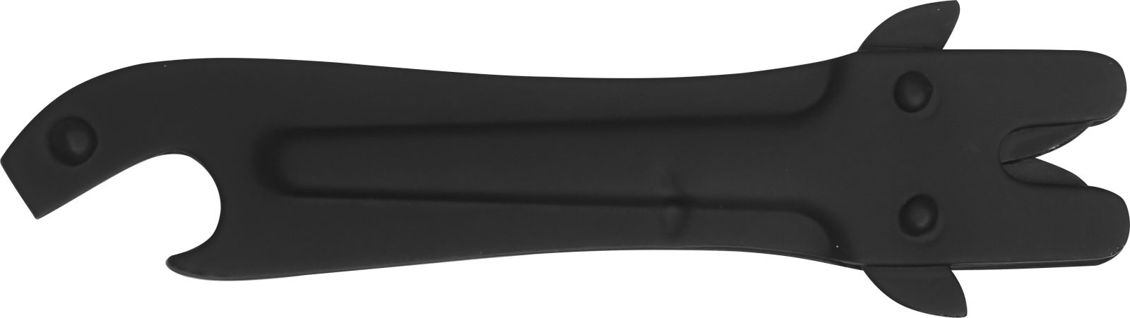 Black Steel Double-Notch Pocket Sharpener – 11 cm