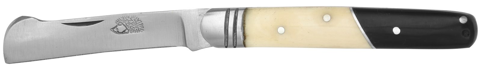 Two-Tone Bone & Horn Handle Grafting Knife – 10 cm Handle, Inox Bolster