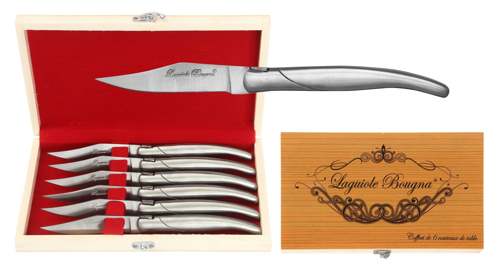 All-Steel Table Knife Set – 12 cm Handle, Set of 6