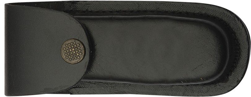 Premium Black Leather Knife Sheath – 12 cm